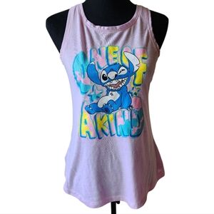 Disney Stitch "One of a Kind" Pink Tank Top